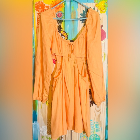 Wild Fable Vibrant Orange 🍊 Dress - Picture 1 of 5